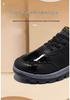 Men's Waterproof Leather Walking Shoes - Velvet Lined, Non-Slip, Warm Winter Casuals for Middle-Aged and Elderly.