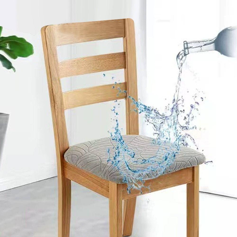 Waterproof Jacquard Chair Sleeve Washable Without Backrest Chair Protector Seat Cushion Covers