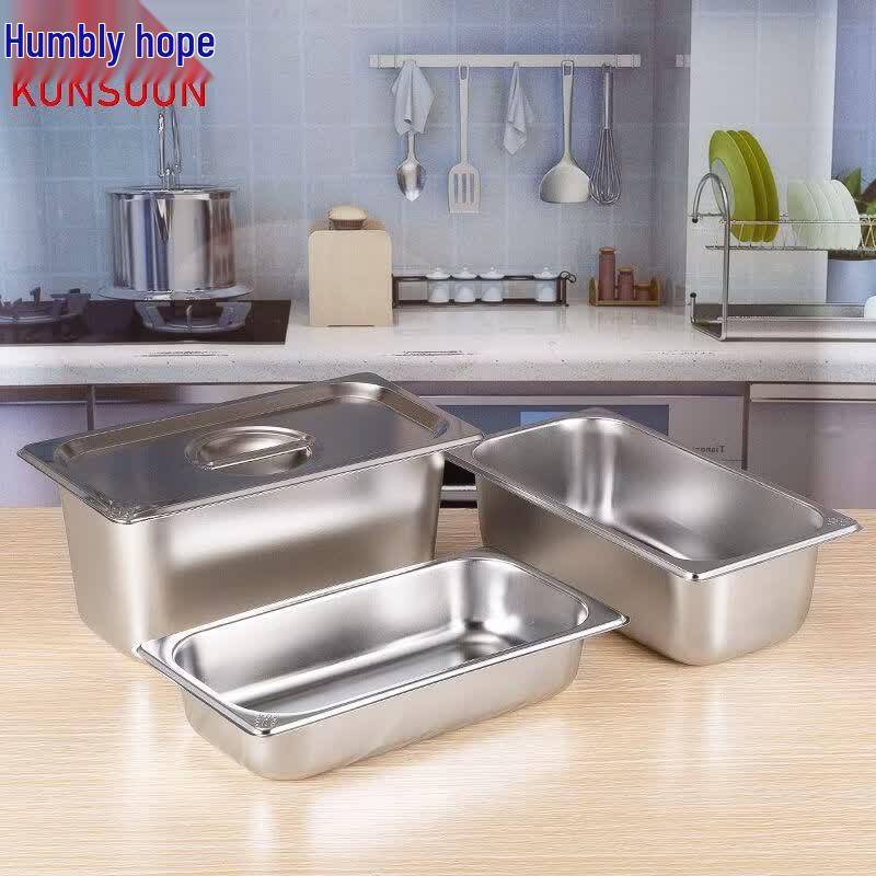 304 Stainless Steel Rectangular Deep Food Pan