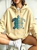 Autumn and Winter Ocean Soul Turtle Pattern Hooded Sweatshirt Loose Long-Sleeved Street Fashion Couple Hoodie Top