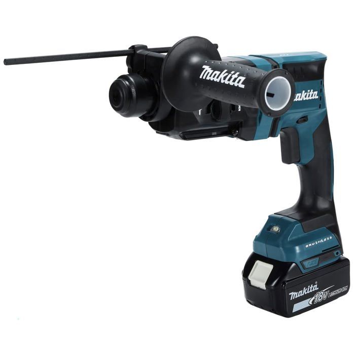 Marteau combiné sans fil Makita pour SDS-PLUS 18 V / 5.0 Ah, 2 batteries + chargeur en MAKPAC DHR182RTWJ
