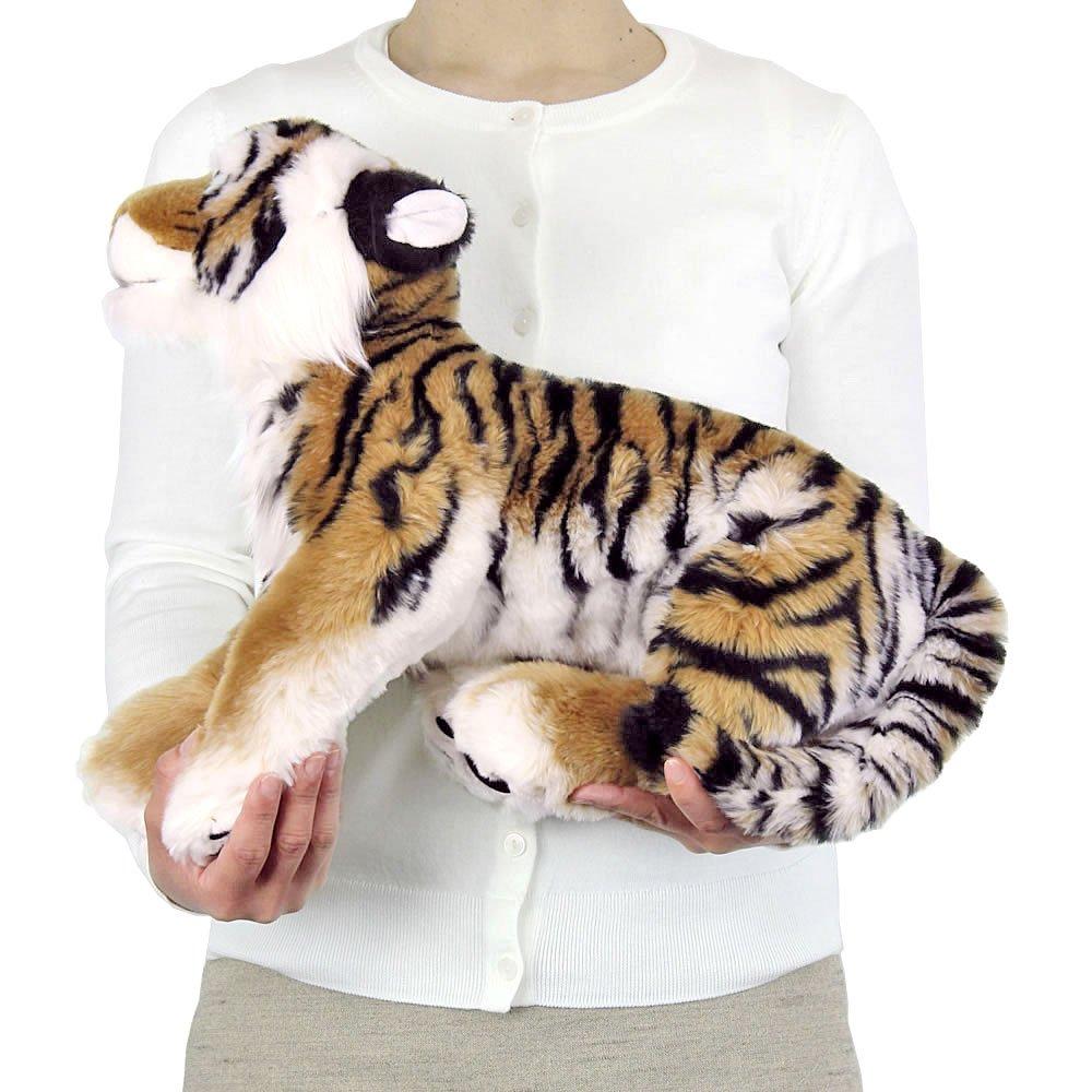 Carolata Amur Tiger Plush Toy Animal Realistic Animal Toy Doll Gift Present Birthday Christmas Present (Tiger Parent/Realistic Family/Soft Touch)