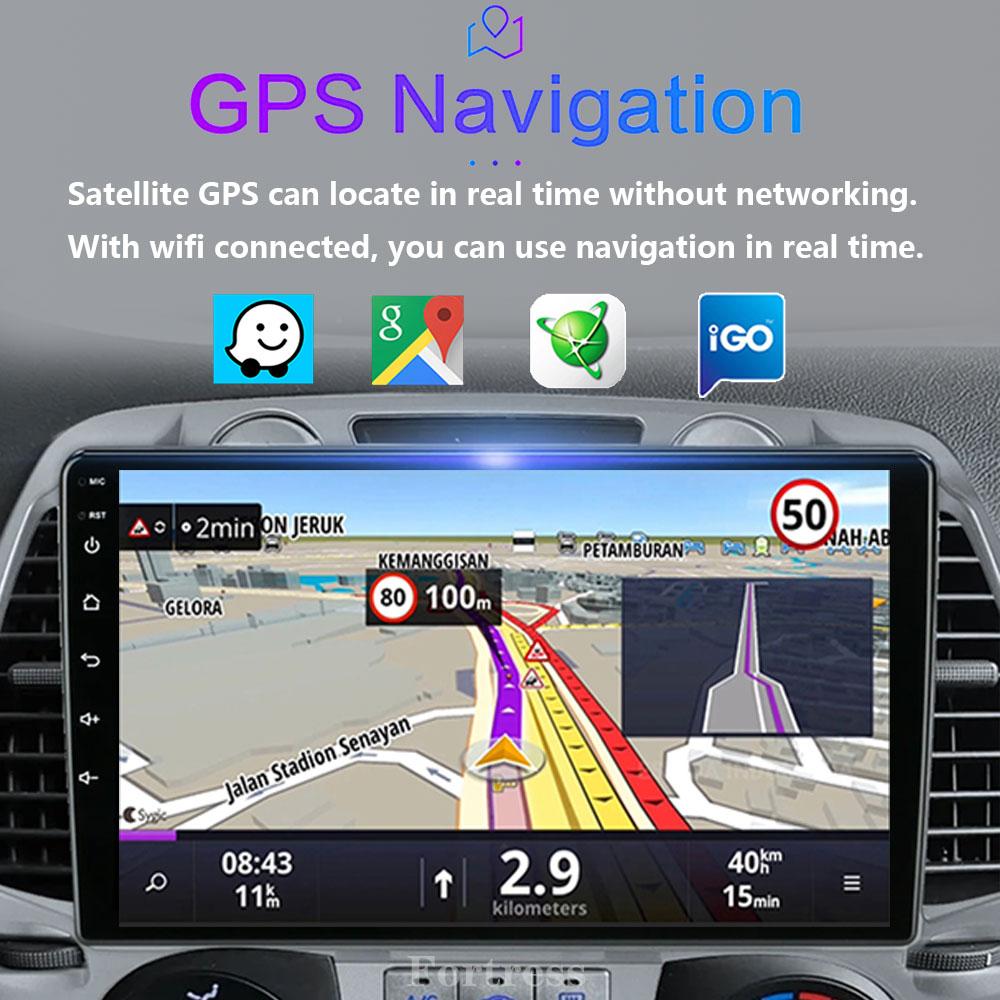 FortressFor Hyundai I20Carplay 2008 2009 2010 2011 2012 2013 2014 Car Radio GPS Navigation Stereo Android 10 No DVD Player 2 Din