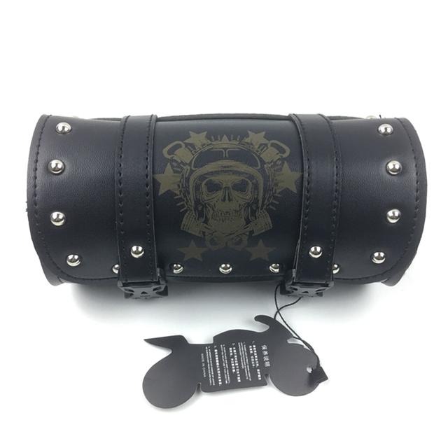 

Винтажные черные коричневые мотоциклетные седельные сумки из искусственной кожи, боковая сумка для инструментов для мотоцикла, багажная сумка для Harley Universal