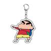 Crayon Shin-Chan Acrylic Keychain Cartoon Pochi High Appearance Value Fashionable Portable New Style Creative Decoration Gift