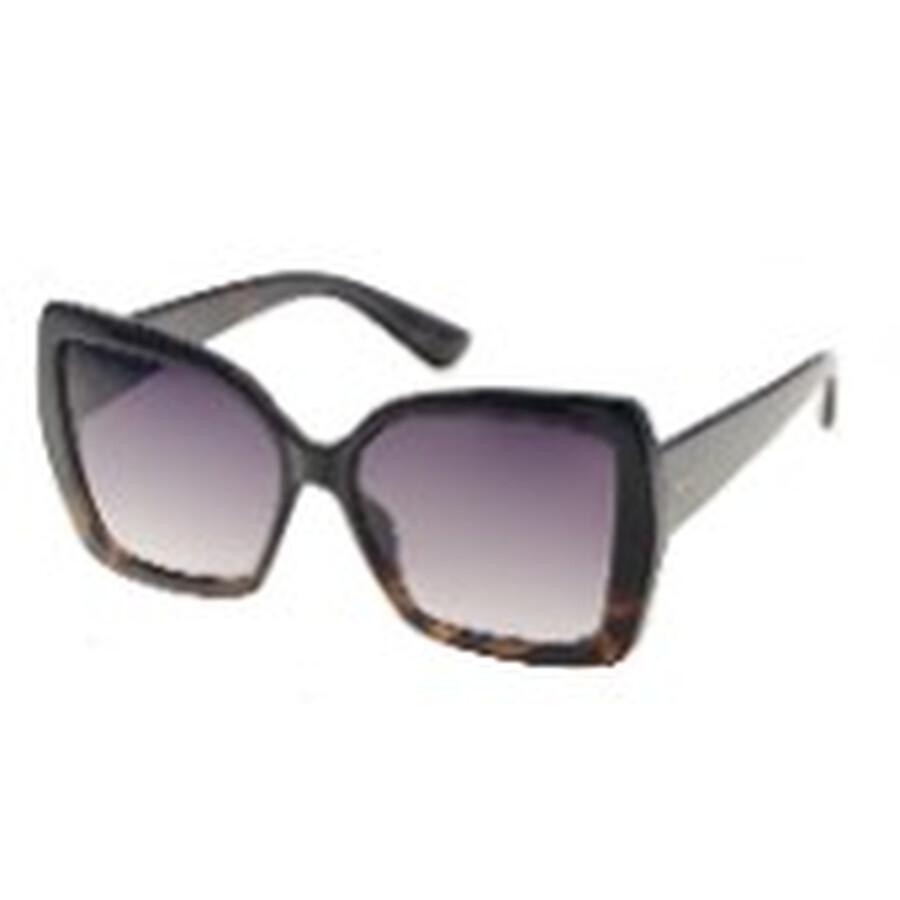 French Connection Fc 23 145 Emb Blk Smoke Cat Eye Ladies Sunglasses 10266541.lts Emb Blk