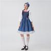 Halloween European medieval pastoral maid costume, farm manor cosplay costume