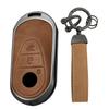 Mercedes Exclusive Key Case, Key Holder, Key Cover, Leather, Zinc Alloy, Compatible with