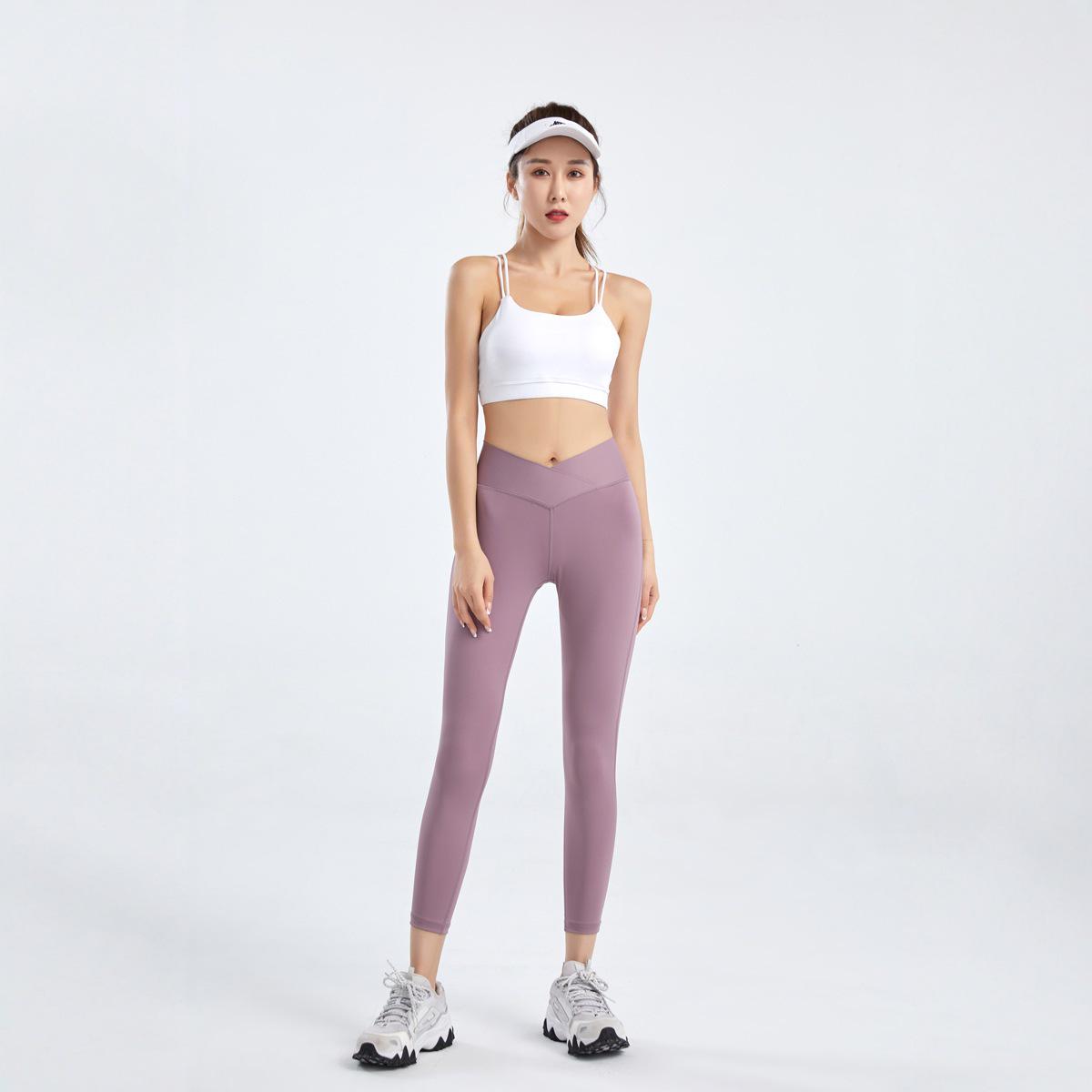 

2025 Women s High-Waist Peach Butt Yoga Leggings for Pilates and Running XL