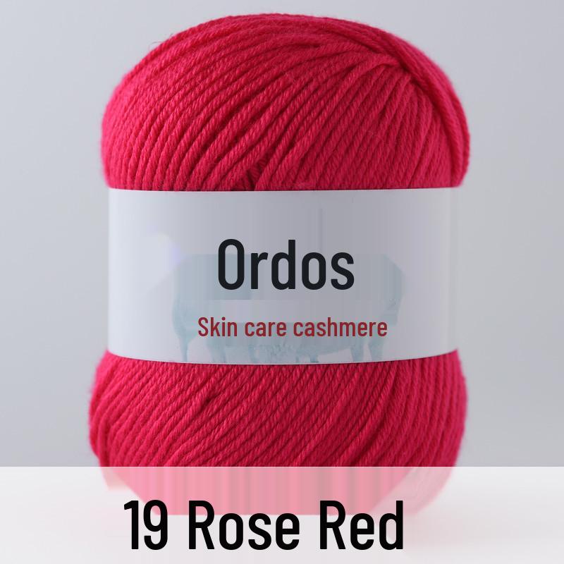 Genuine Baby Cashmere Yarn: Hand-Knitted Scarf for Infants & Toddlers, Medium Thick Milk Cotton for Crochet.