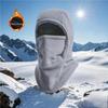 1-2PC Winter Warm Hat OutdoorCycling Face Mask Skiing Hiking Fleece Lined Thick NeckProtector Windproof Thermal for Cold Weather