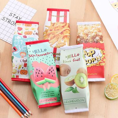 Estuche para lápices de estudiantes: Diseño Creativo de Galleta Macaron para Niñas