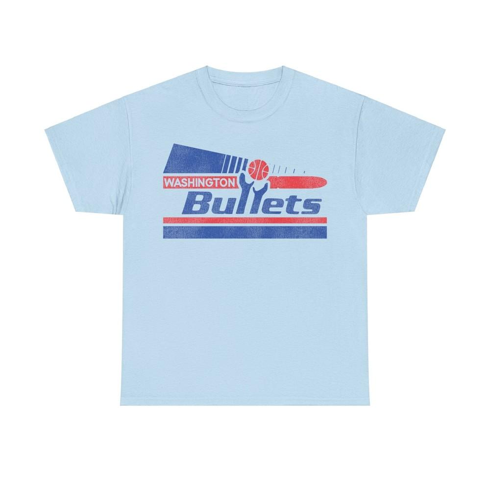 Washington Bullets Basketball Pennant Nostalgic Retro T-shirt Unisex T-Shirt S