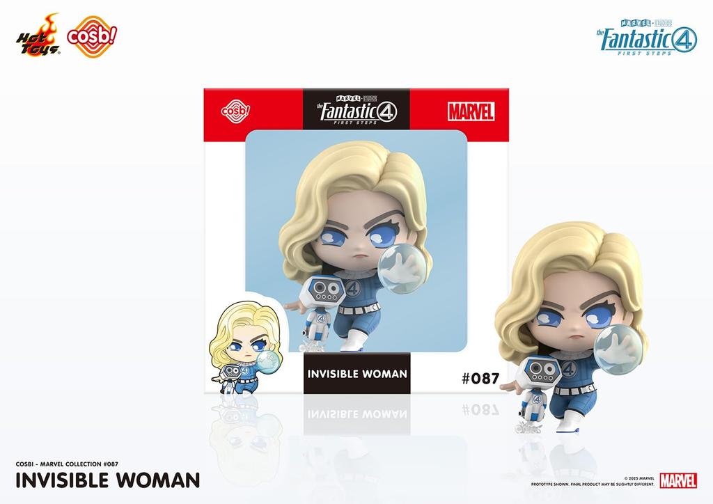 Cosby Marvel Collection Movie Fantastic First Step Invisible Woman Figure 4 #087 Non-scale