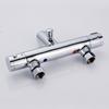 New Chrome Bathroom Shower Faucet Set Thermostatic Bathtub Shower Mixer Set Wall Mounted Brass Waterfall Style Chrome