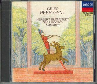 

CD HERBERT BLOMSTEDT - Grieg: Peer Gynt POCL2466 POLYDOR Japan Classical Used