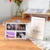 Acrylic Photo Frame Transparent Magnetic Picture Frame Kpop Photocard Holder Cadre Photo Idol Card Display Stand Room Decor