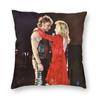 Rock Johnny Hallyday Cushion Covers Sofa Home Decor French Singer Music Square Throw Pillow Cover 45x45cm Decorative Pillowcases