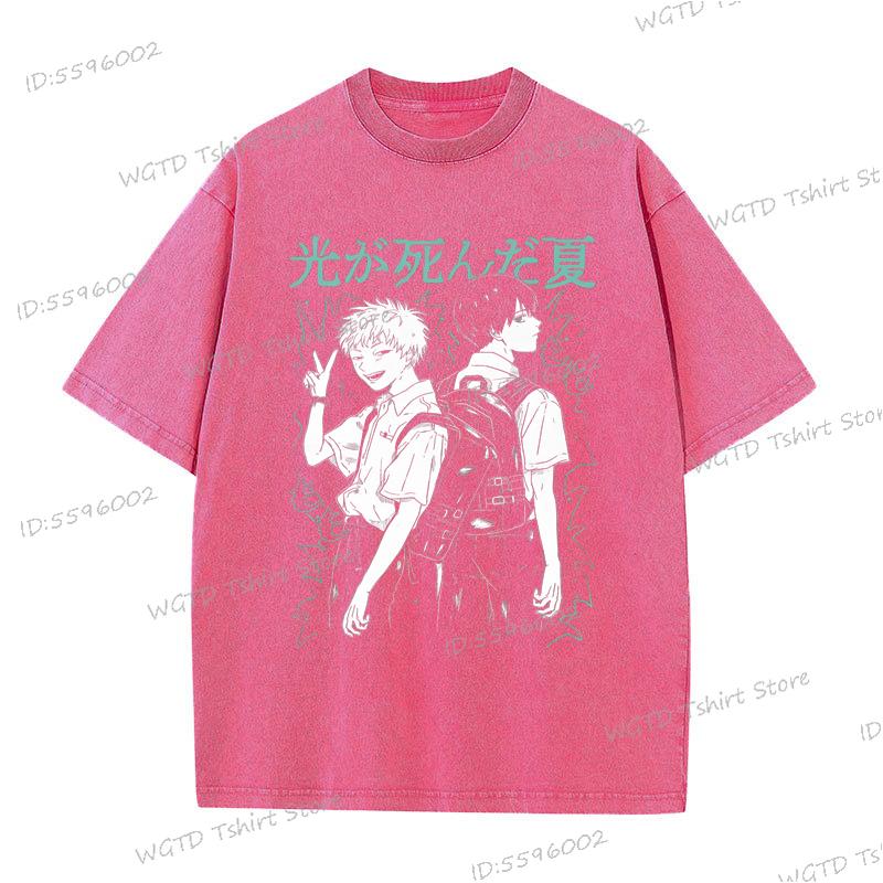 The Summer Hikaru Died Shirt Harajuku Fashion Street Cool T-Shirt Cotton Tee Men Women Anime Apparel Manga Vintage T Shirts