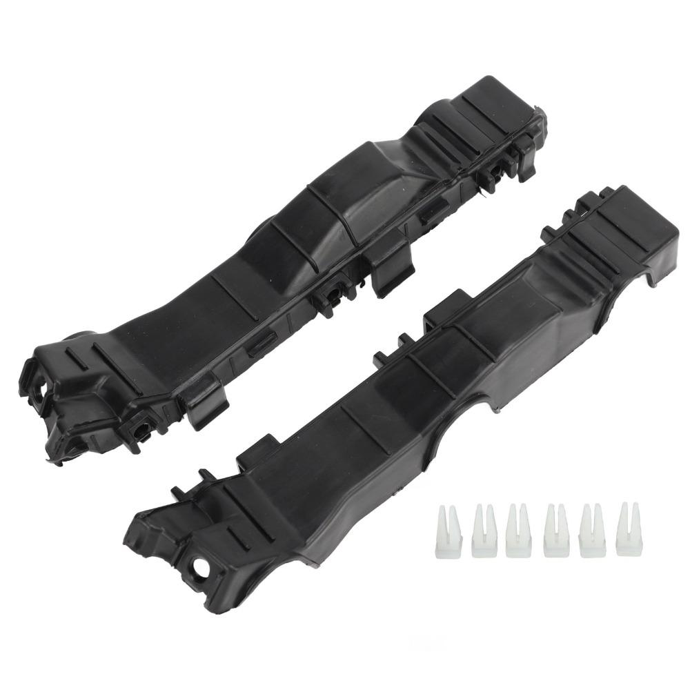 2PCS Black Bumper Support 865141W200 865131W200 Mount Holder for Kia Rio 2012-2017 Auto Body Repair