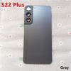 S908 Housing For Samsung Galaxy S22 Ultra Plus S901 S906 5G Battery Cover Glass Repair Back Door Rear + Logo Camera Lens
