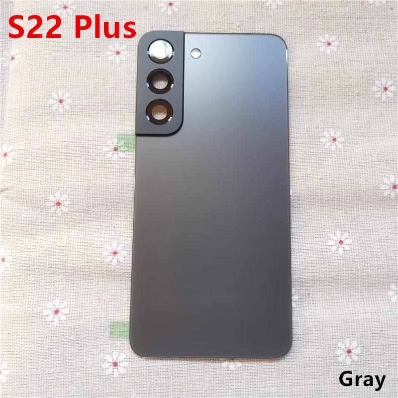 S908 Housing For Samsung Galaxy S22 Ultra Plus S901 S906 5G Battery Cover Glass Repair Back Door Rear + Logo Camera Lens