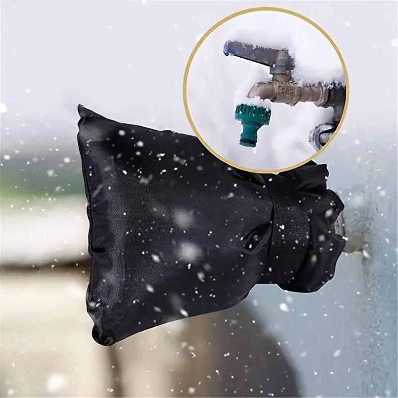 

New Winter Waterproof Outdoor Faucet Cover Outside Garden Faucet Freeze Protection Sock Reusable Tap Protector