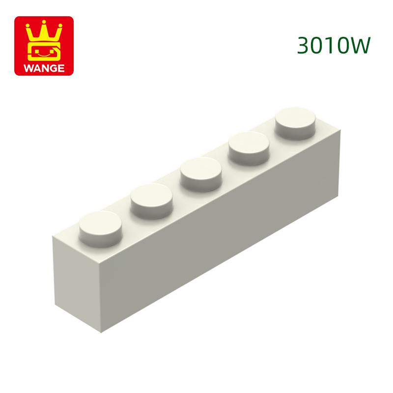 Non-Toxic 52Pcs/Lot Thick Bricks 1X5 Dots Block Moc Color Accessories Compatible With 3010W Brick Diy Children'S Toy Assembly Part