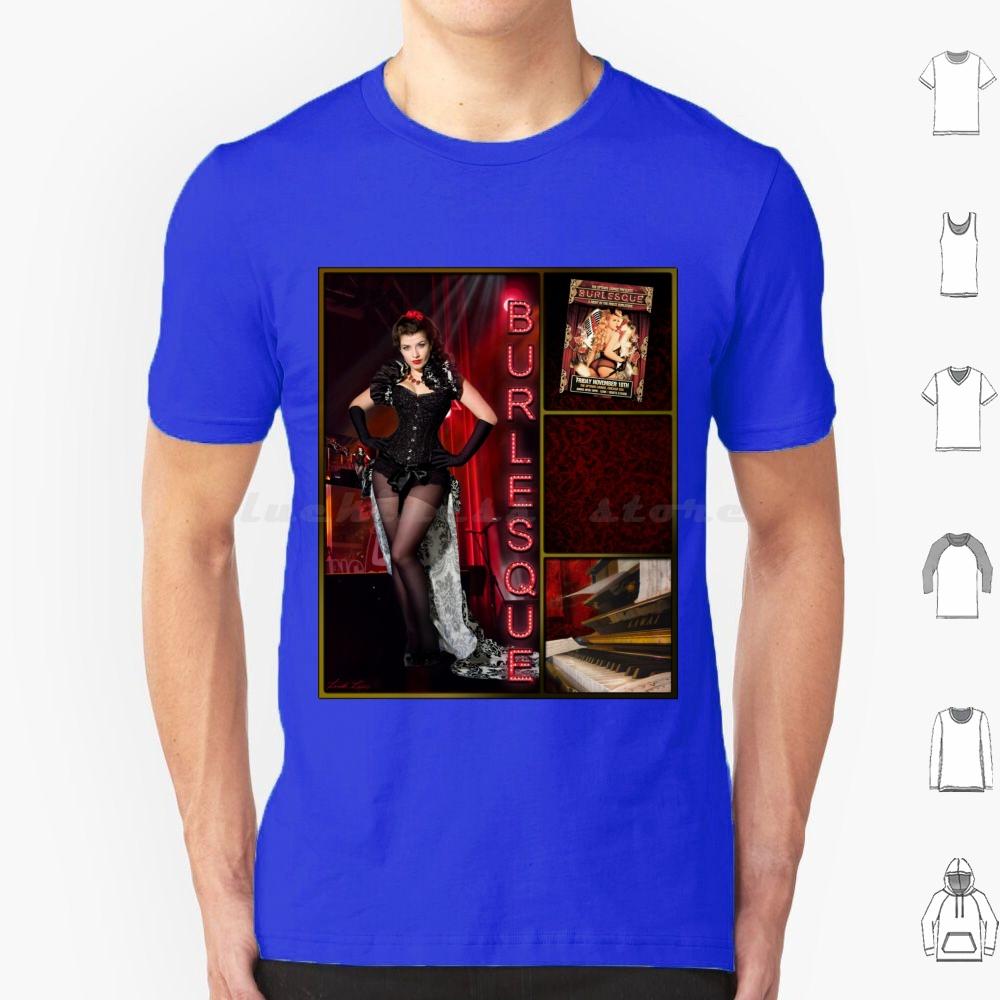 Dance SeriesBurlesque T Shirt Men Women Kids 6xl Dance Dancer Burlesque Music Triptych Red Woman Female Lindaleesart Linda