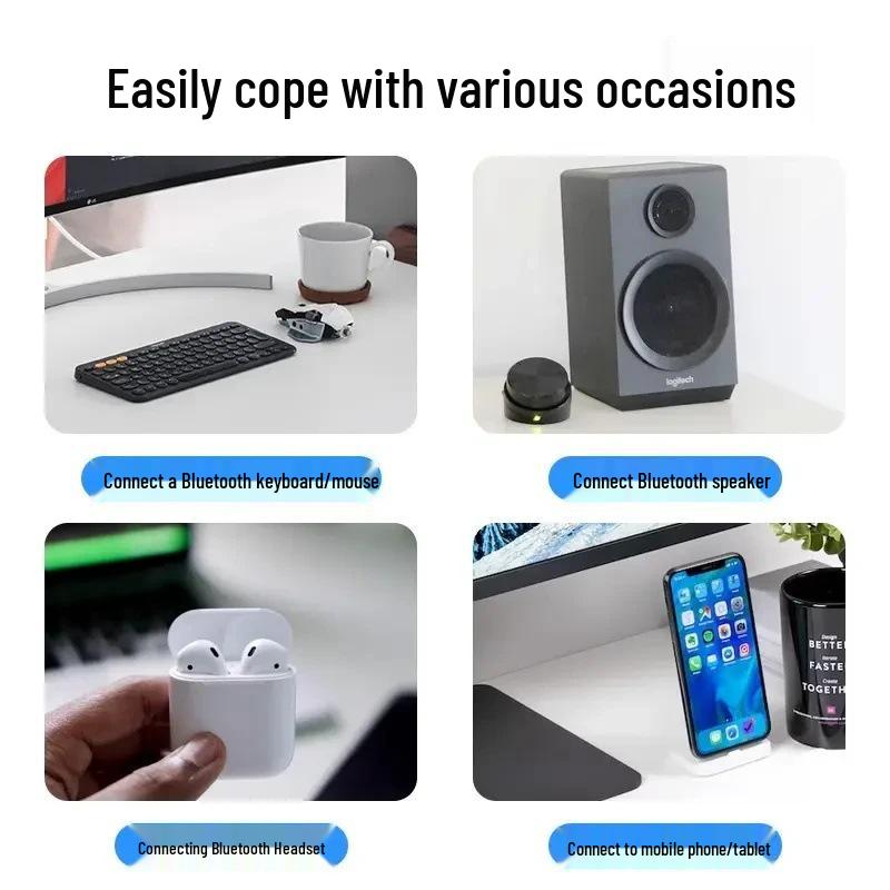 Bluetooth 5.0 USB Adapter: Wireless Receiver for Headphones, Mouse, and Speaker - ¥5 Newcomer Discount