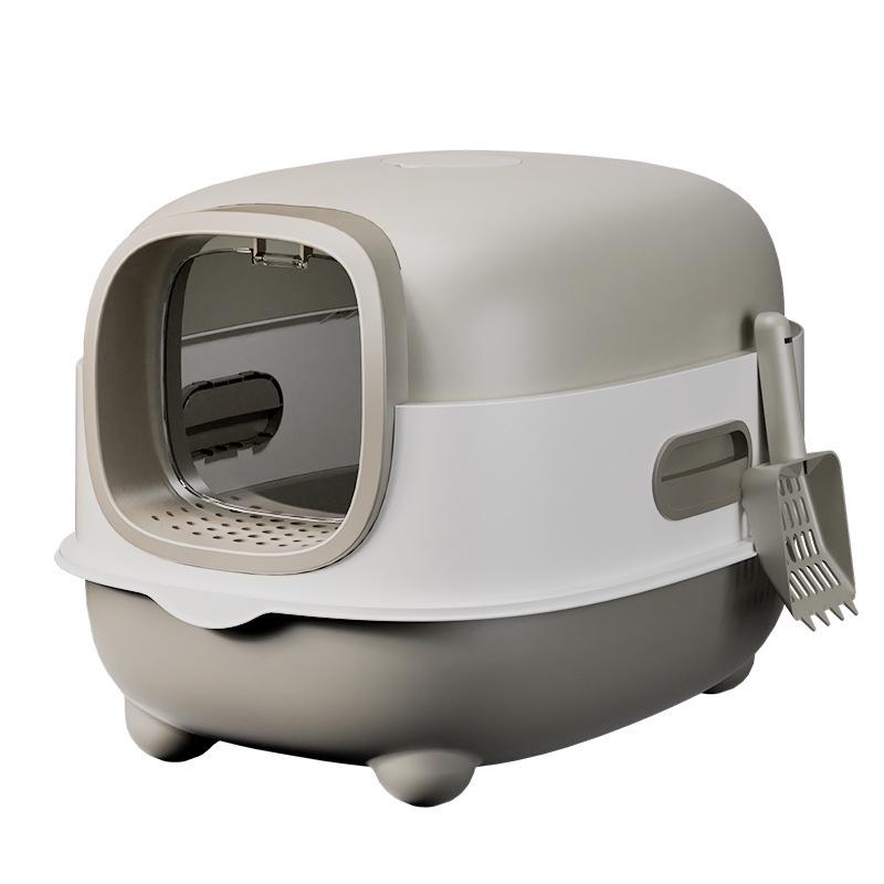 Smart UV Sterilization Large Enclosed Anti-Splash Cat Litter Box