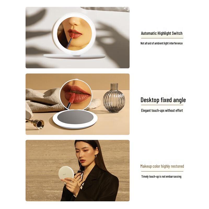 AMIRO Portable HD LED Makeup Mirror