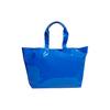New Adidas Originals Polyurethane Tote Bag, Shopping Bag, Shoulder Bag, Handbag Regular Women's Bird Feather Blue JD5747