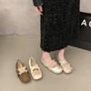 New Flat Shallow Opening Single Shoes  Ballet Bean Shoes