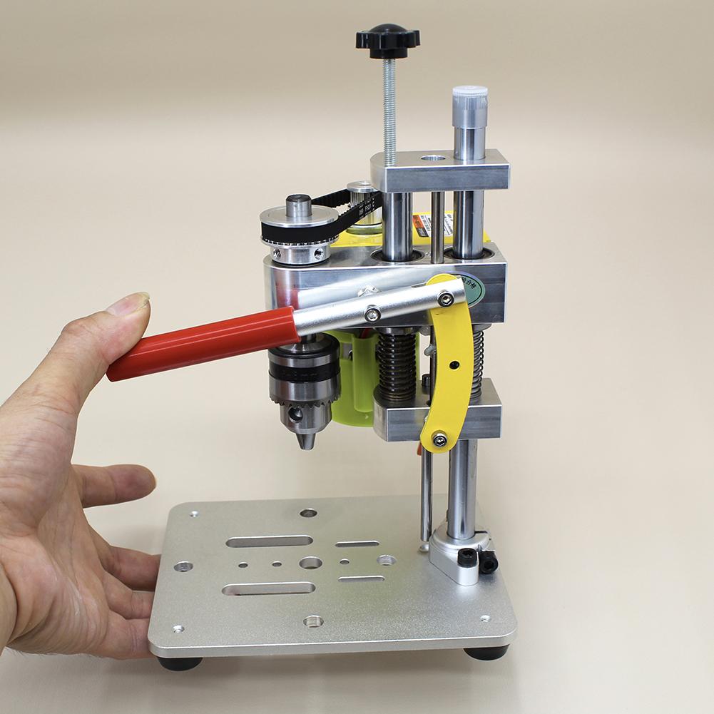 Mini Drill Press Portable Benchtop Driller 795 Motor Precision Table Drilling Machine Metal Wooden DIY Jewelry Making Tools