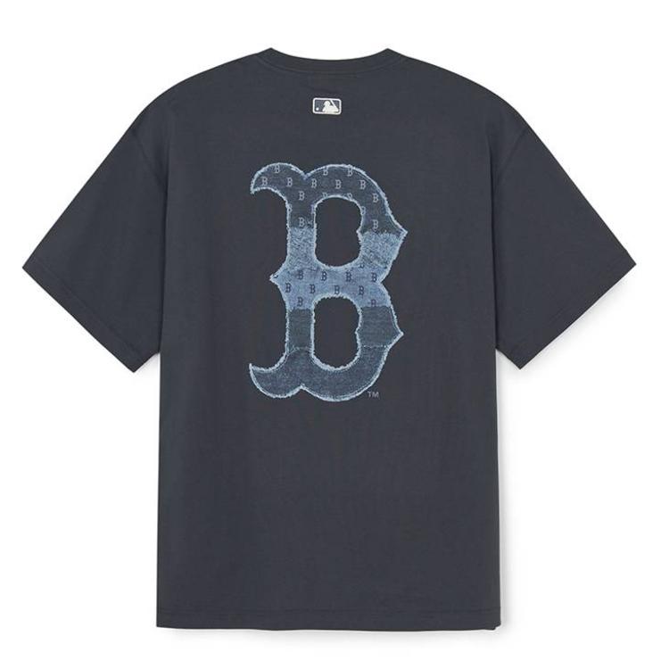 MLB MONOGRAM Collection Boston Red Sox SS26 T Shirt Unisex 3ATSM0663-43GRD M