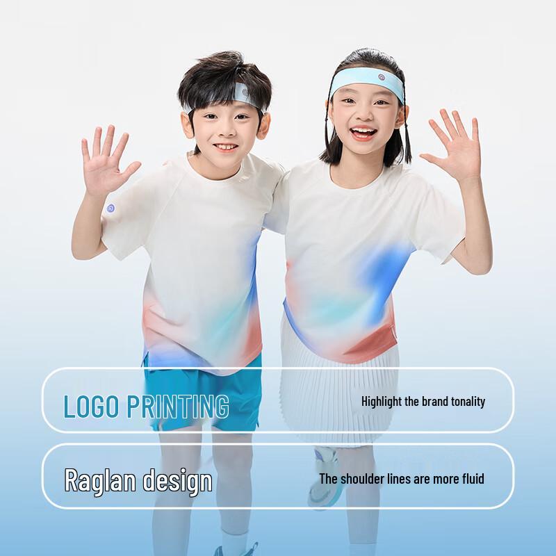 EBAER Kids  Quick-Dry Sport Training Short Sleeve T-Shirt 140