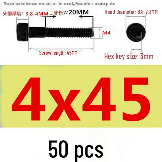 High-Strength Grade 12.9 Internal Hex Head Screws M1.4-M20