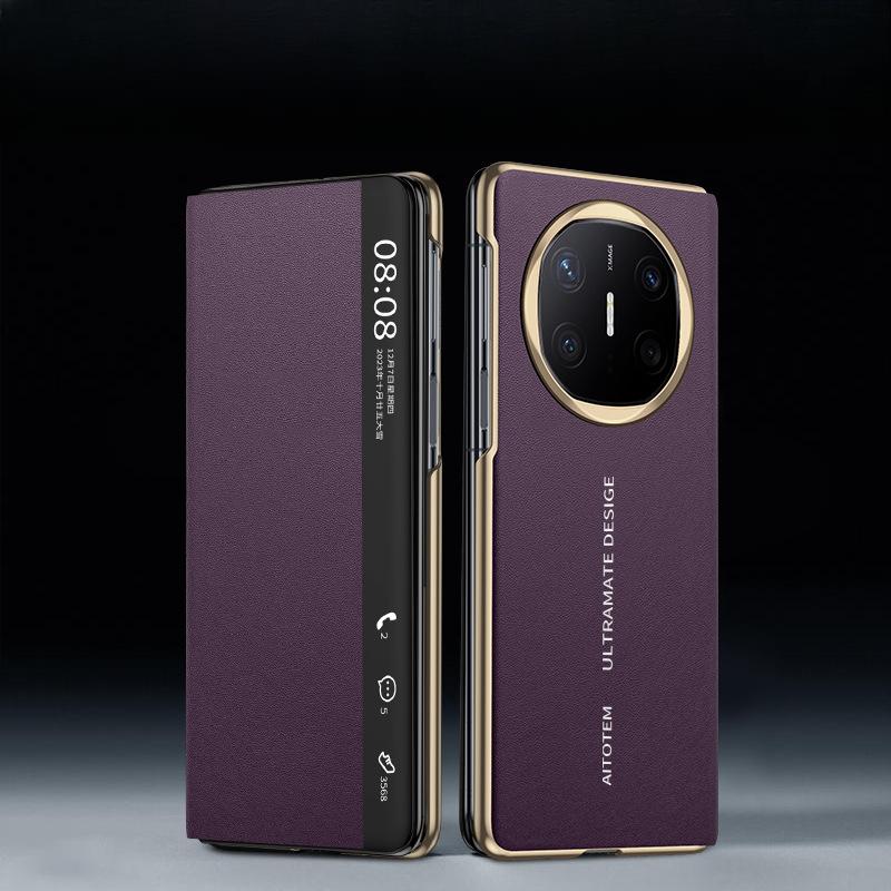 

Магнитное крепление для чехла телефона Huawei Matex6, Коллекция X6 Гальваническое покрытие Противоударный, Мгновенно превращается в деловой кожаный чехол Huawei Mate X6