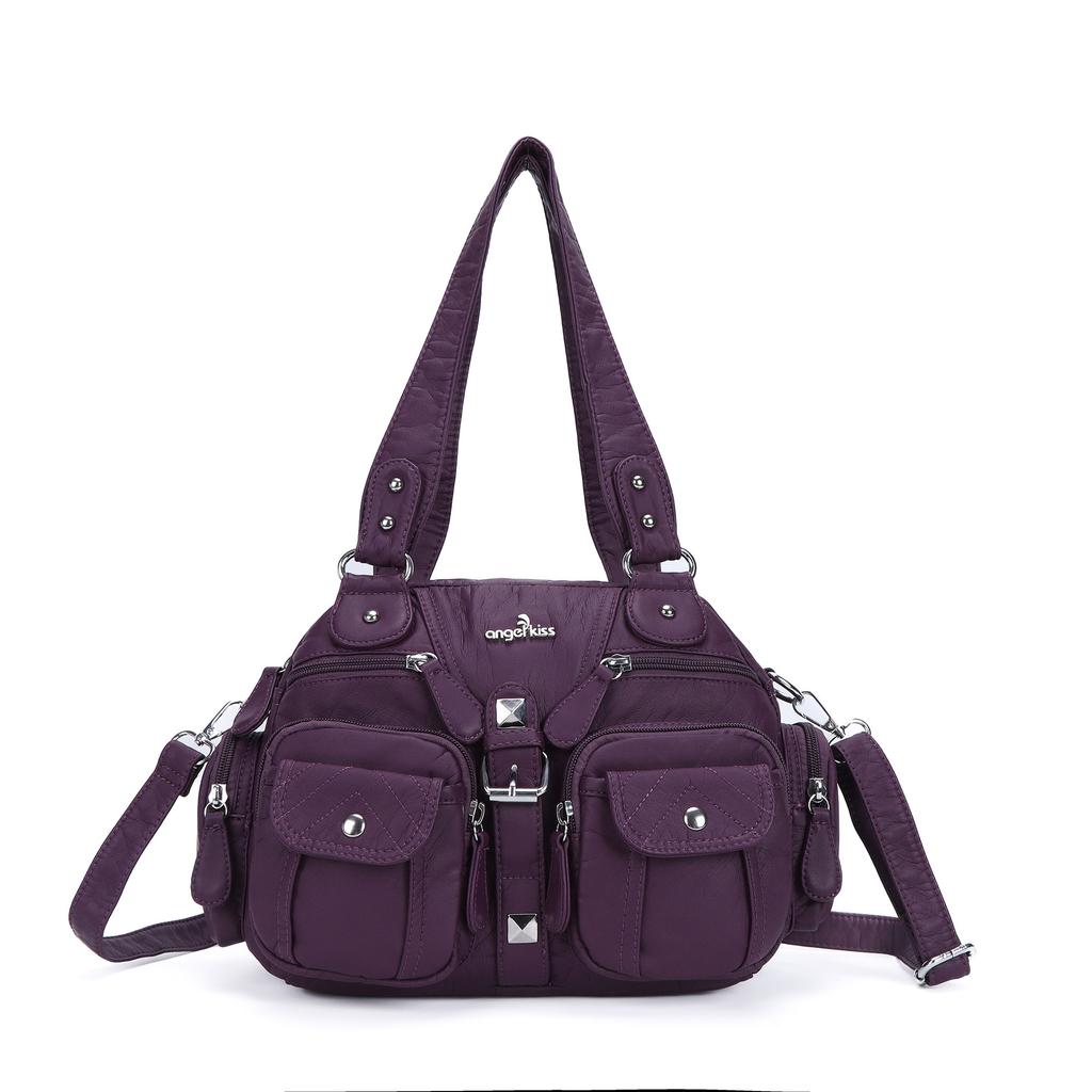 Women PU Shoulder Handbags Satchel Top-handle Dumpling Pack Crossbody Bags Phone Money Pack Schoudertassen Dames Groot