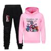 Poppy playtime children's hooded sweatshirt trousers casual sports suit 5707