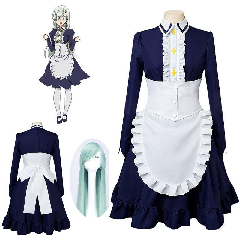 The Seven Deadly Sins Elizabeth Liones Nanatsu No Taizai Dress Costume Cosplay
