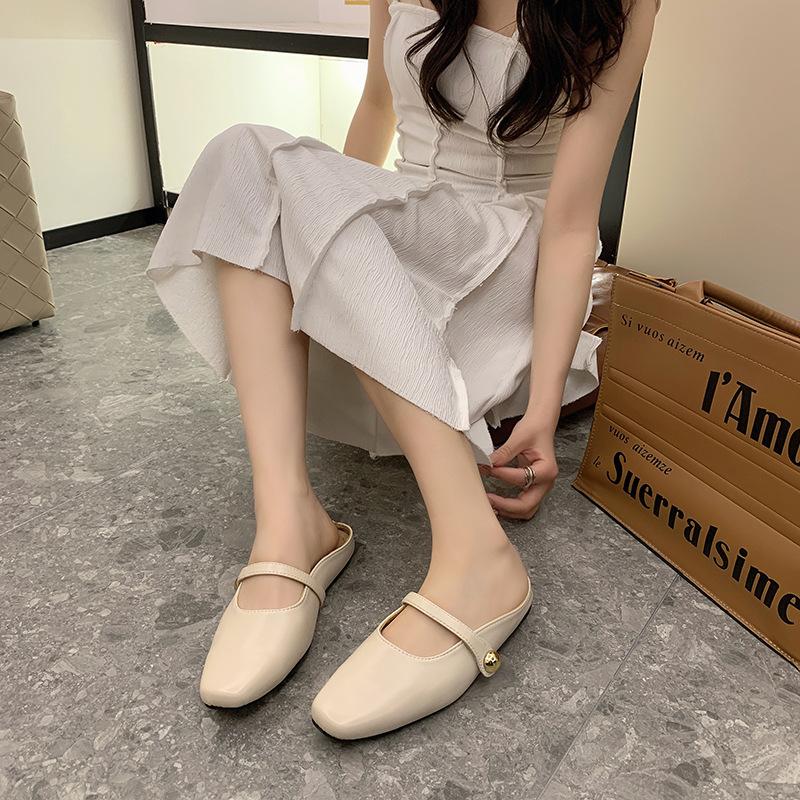 Baotou slippers women's summer new versatile soft bottom comfortable gentle cool slippers women