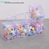 1:12 Mini Dollhouse Transparent Flip-Top Box, Snack Storage Container, Candy Box, Dollhouse Toy Decoration