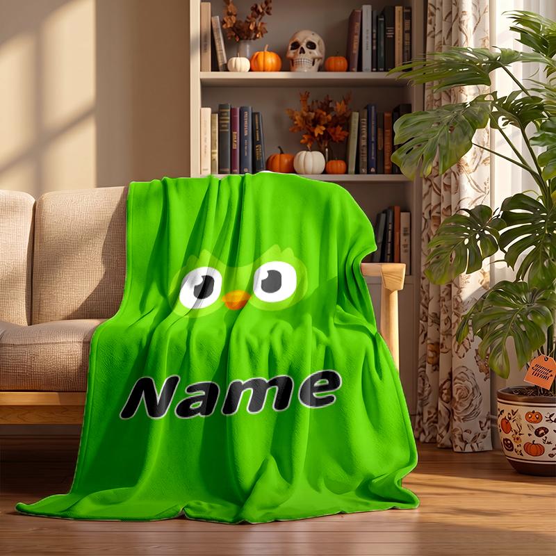 doulingo Custom Flannel Blankets Soft Warm Cozy Throws for Home Decor Holiday Gifts