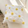 Federa Cuscino Ricamata con Fiori Freschi Stile Nordico per Homestay, Soggiorno, Divano di Casa, Cuscino Decorativo, Copricuscino per Schienale