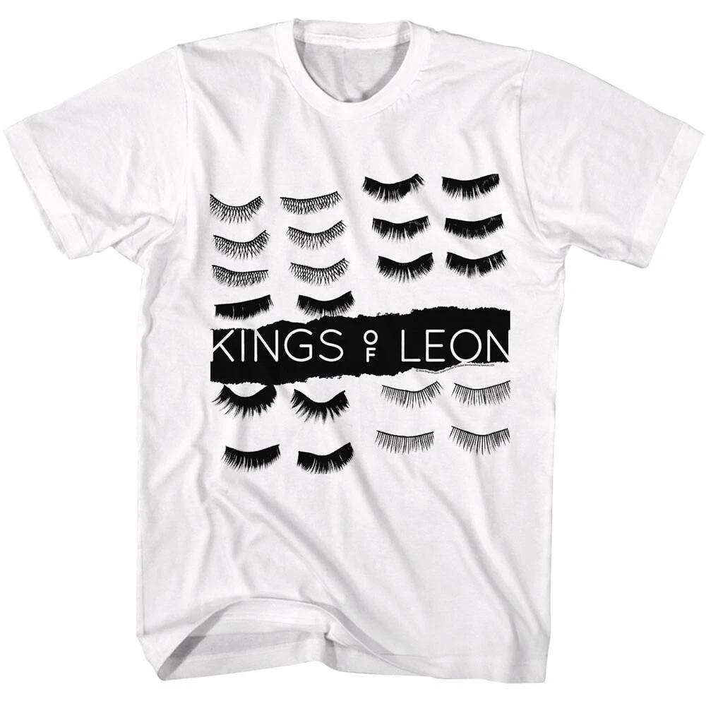 Kings Of Leon Eye Lashes Men s T Shirt Alt Indie Rock Band S