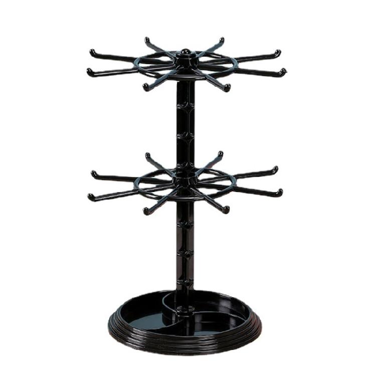 

Display Rack Storage Rack Rotatable Rack Hair Ring Rope Desktop Finishing Holder чёрный