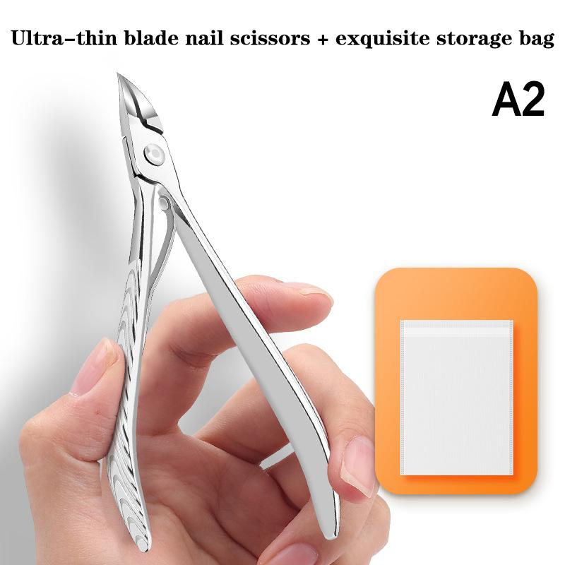 Anti-Splash Slanted Ultrathin Nail Clipper Oblique Nail Clippers Paronychia Clippers Portable Toenail Trimmer Professional