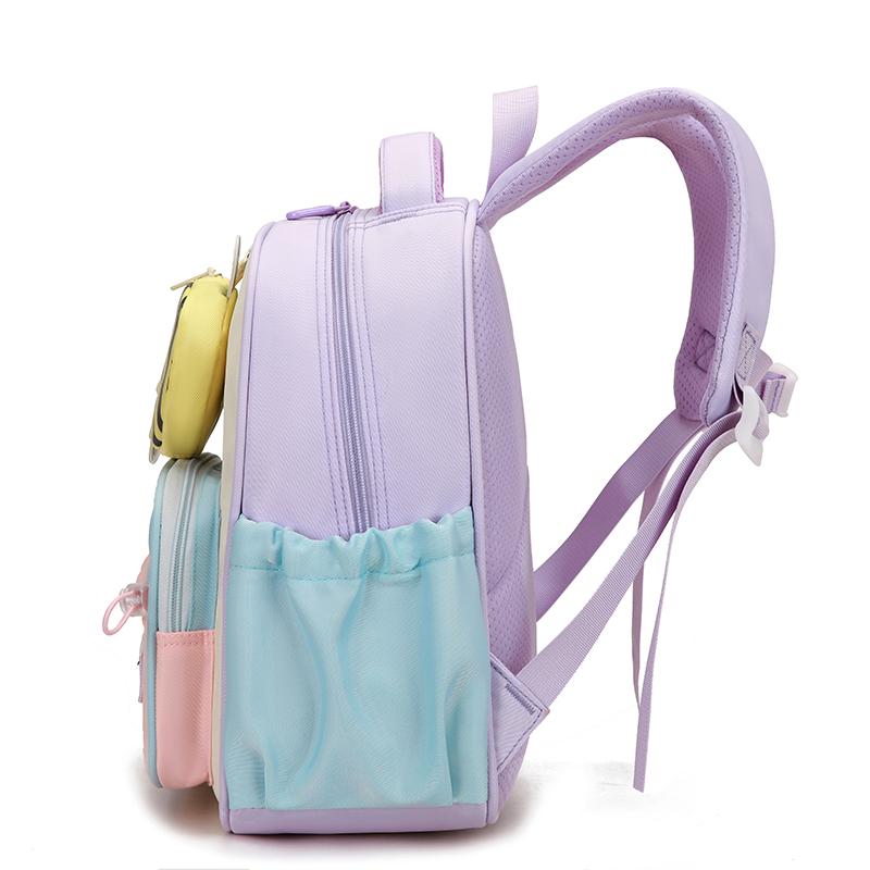 Kindergarten Schoolbag Girl's Cartoon Bee Backpack Lightweight Backpack